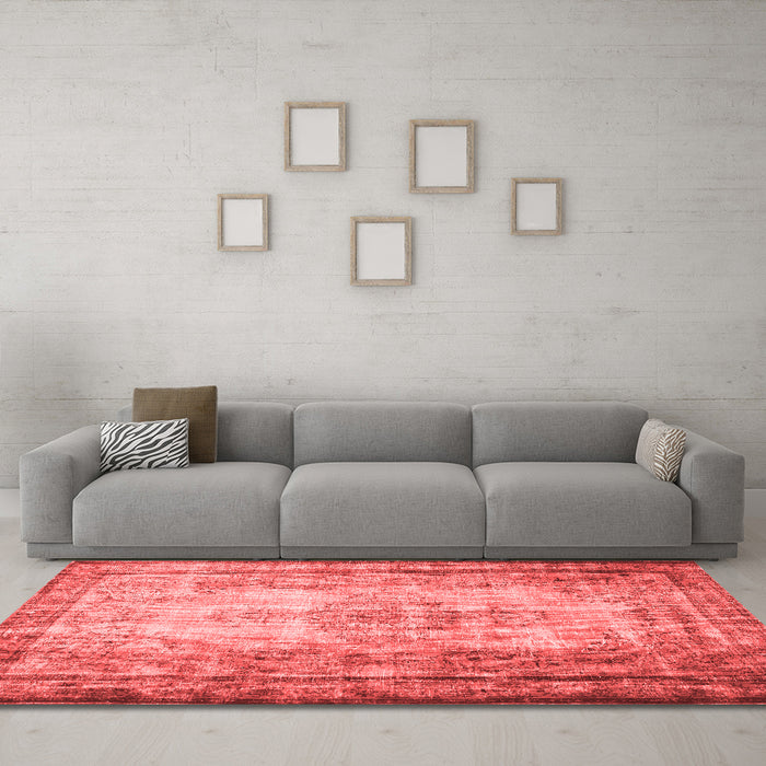 Traditional Red Washable Rugs