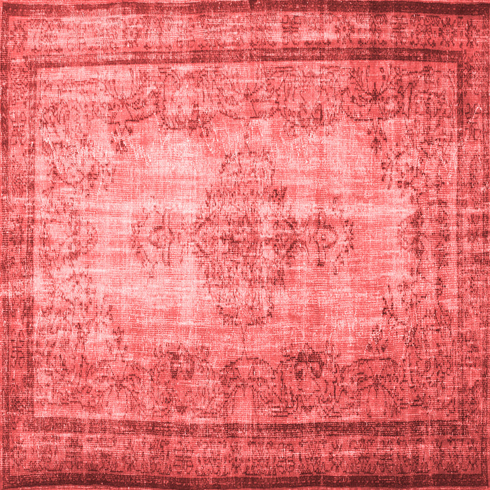 Machine Washable Persian Red Traditional Rug, wshtr2106red
