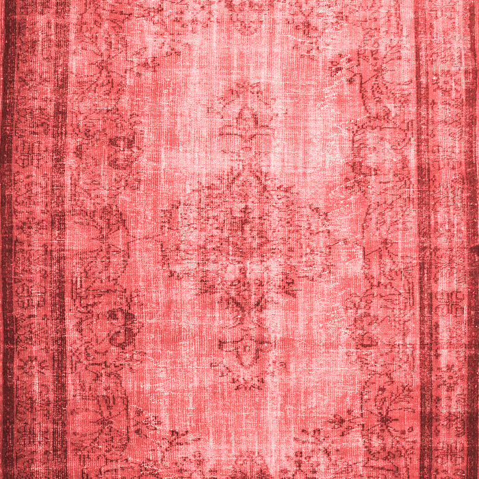 Machine Washable Persian Red Traditional Rug, wshtr2106red
