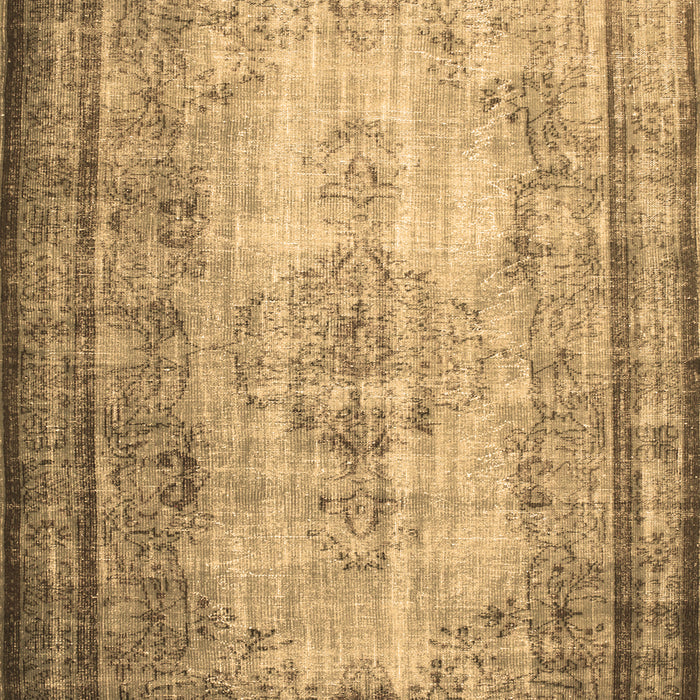 Machine Washable Persian Brown Traditional Rug, wshtr2106brn