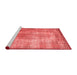 Bohemian Red Washable Rugs