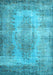 Persian Light Blue Bohemian Rug, tr2107lblu