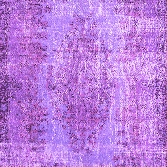 Machine Washable Persian Purple Bohemian Area Rugs, wshtr2107pur