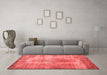 Bohemian Red Washable Rugs