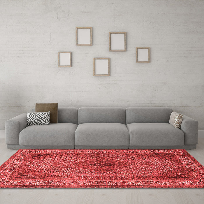 Traditional Red Washable Rugs