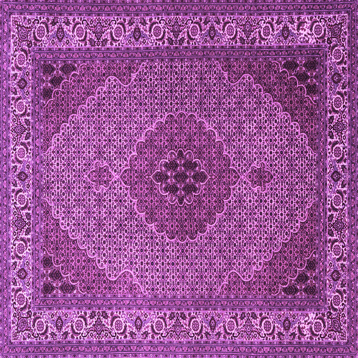 Square Medallion Purple Traditional Rug, tr2108pur