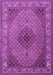 Medallion Purple Traditional Rug, tr2108pur