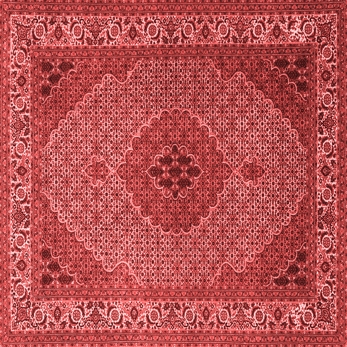 Medallion Red Traditional Rug, tr2108red
