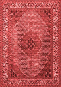 Medallion Red Traditional Rug, tr2108red