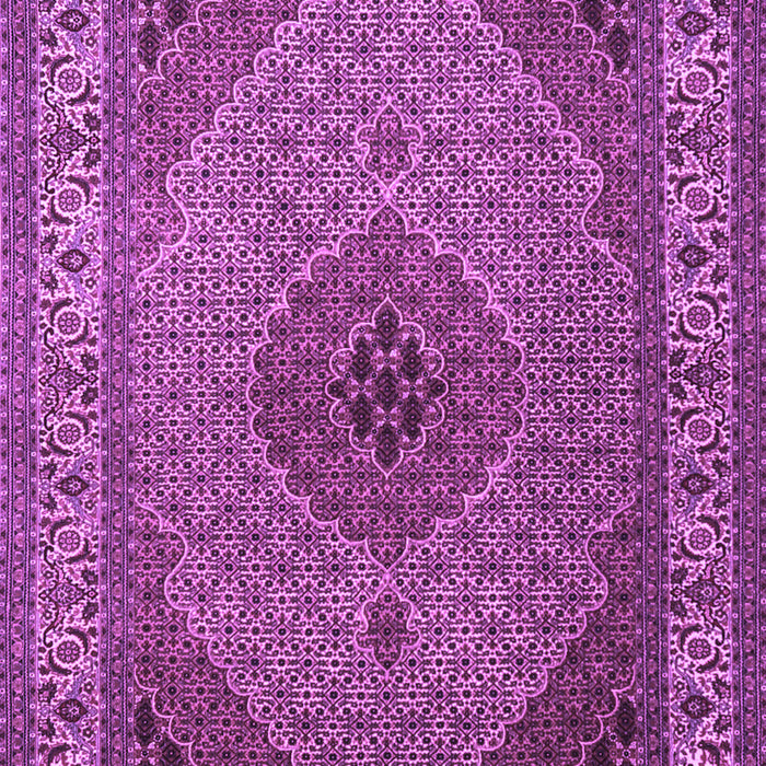 Machine Washable Medallion Purple Traditional Area Rugs, wshtr2108pur