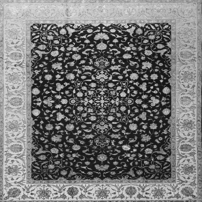 Serging Thickness of Oriental Gray Traditional Rug, tr2109gry