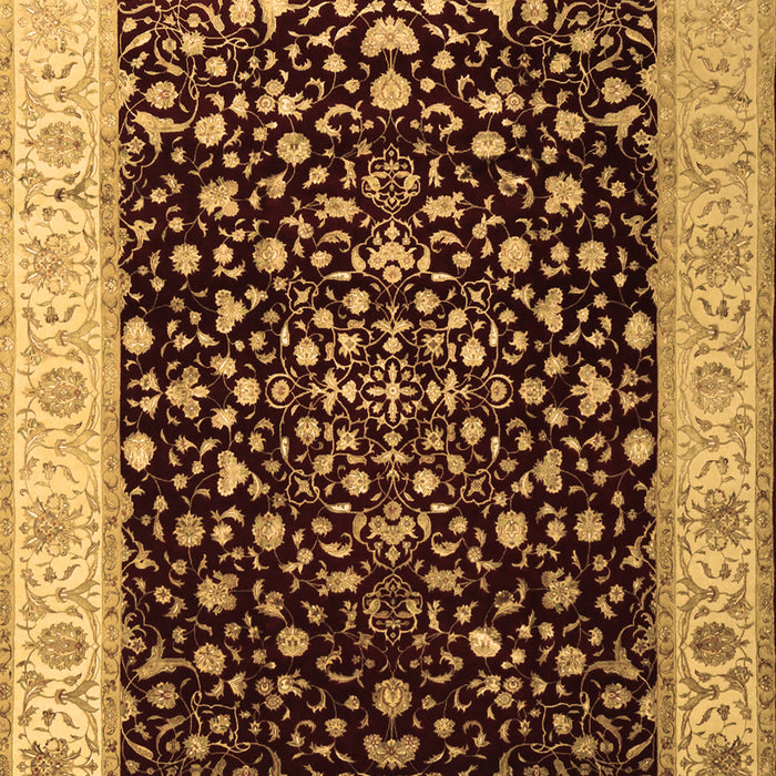 Oriental Brown Traditional Rug, tr2109brn