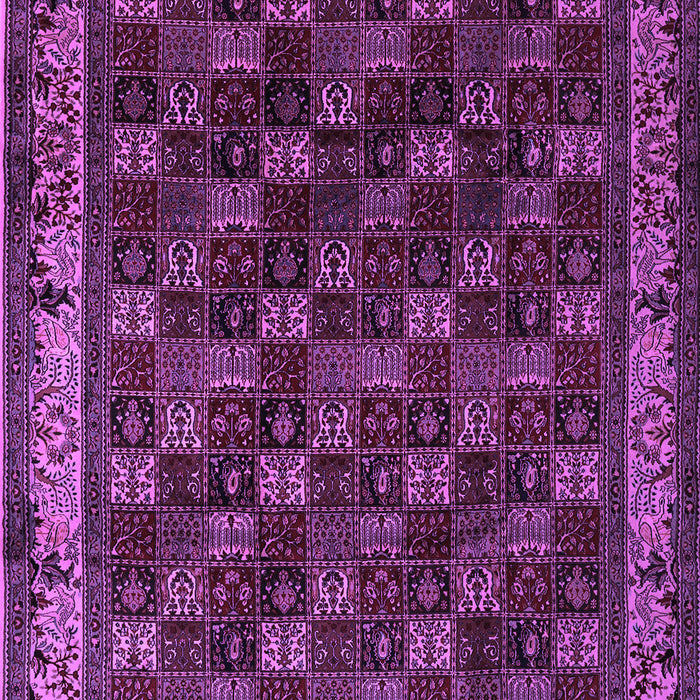 Machine Washable Persian Purple Traditional Area Rugs, wshtr210pur