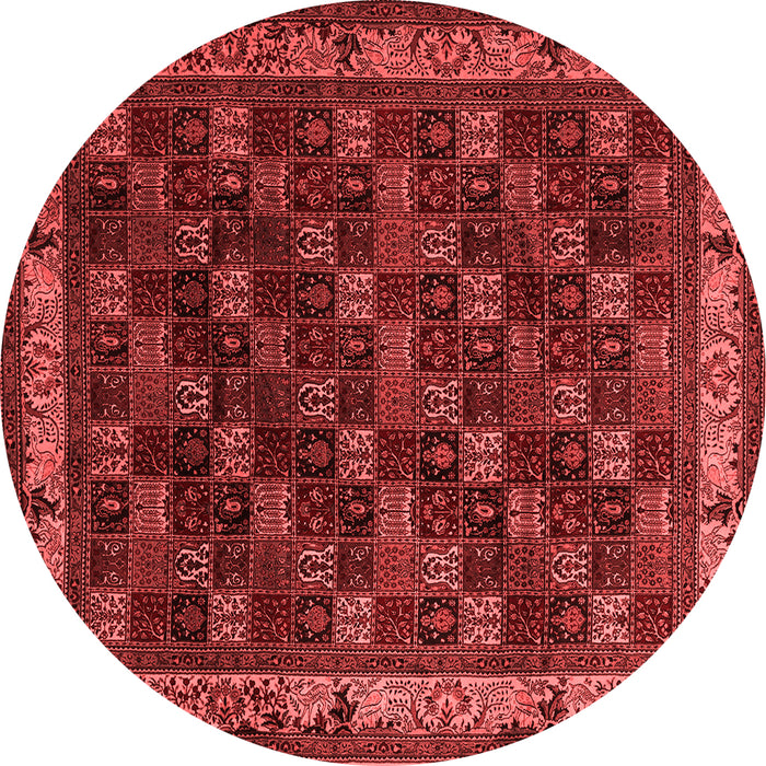 Machine Washable Persian Red Traditional Rug, wshtr210red