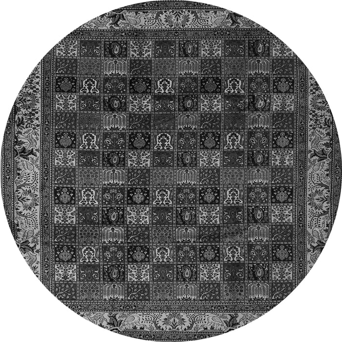 Square Persian Gray Traditional Rug, tr210gry