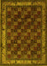 Machine Washable Persian Yellow Traditional Rug, wshtr210yw