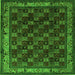 Serging Thickness of Persian Green Traditional Rug, tr210grn