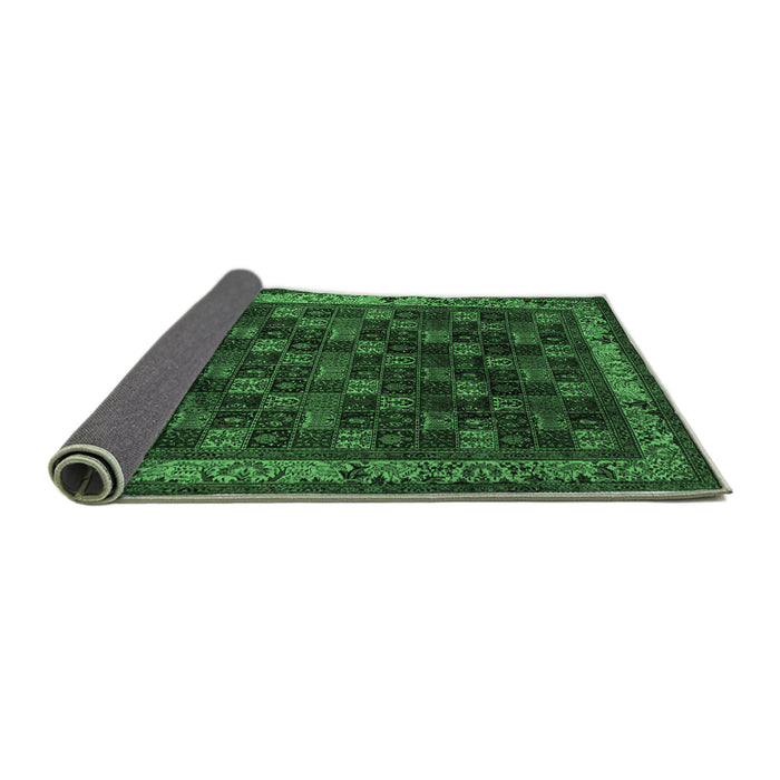 Sideview of Persian Emerald Green Traditional Rug, tr210emgrn