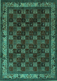 Persian Turquoise Traditional Rug, tr210turq