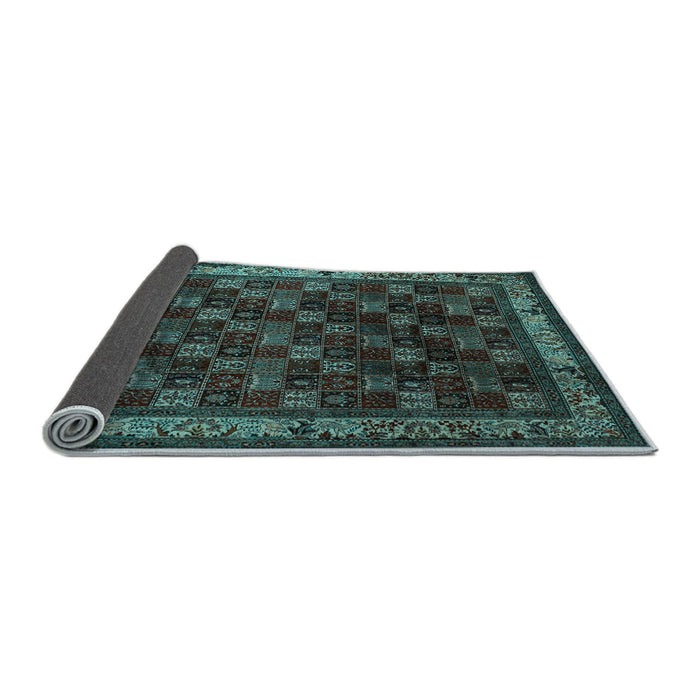 Sideview of Persian Light Blue Traditional Rug, tr210lblu