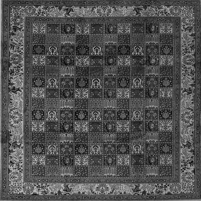 Serging Thickness of Persian Gray Traditional Rug, tr210gry