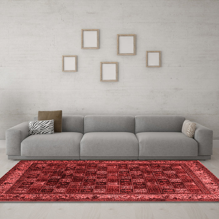 Traditional Red Washable Rugs
