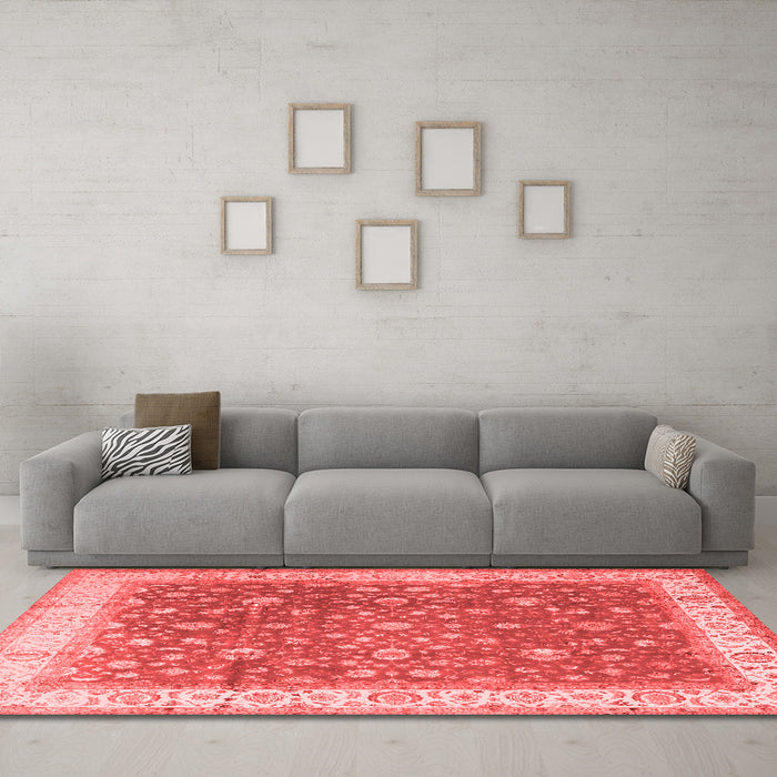 Traditional Red Washable Rugs