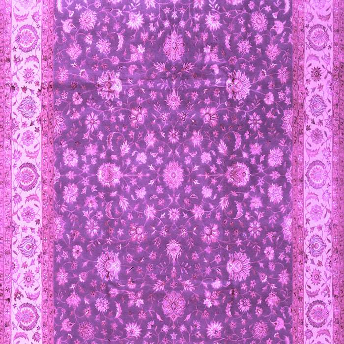 Machine Washable Persian Purple Traditional Area Rugs, wshtr2110pur