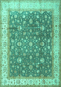 Persian Turquoise Traditional Rug, tr2110turq