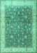 Persian Turquoise Traditional Rug, tr2110turq