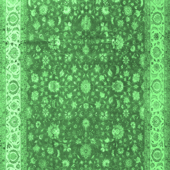 Persian Emerald Green Traditional Rug, tr2110emgrn