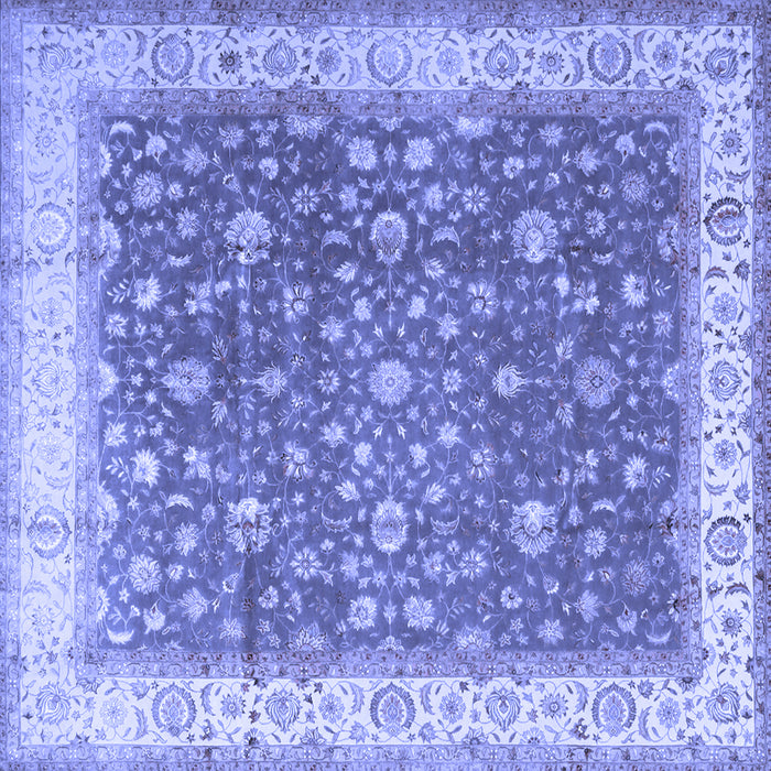 Square Persian Blue Traditional Rug, tr2110blu
