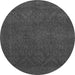 Square Persian Gray Traditional Rug, tr2111gry