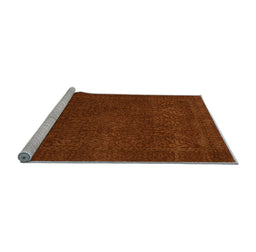 Sideview of Machine Washable Persian Light Blue Traditional Rug, wshtr2111lblu