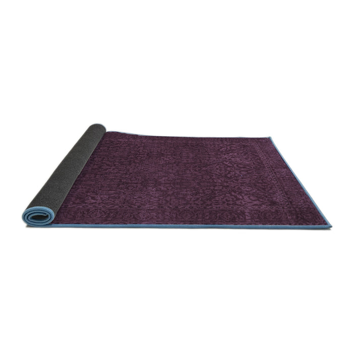 Sideview of Persian Blue Traditional Rug, tr2111blu