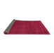 Sideview of Persian Purple Traditional Rug, tr2111pur