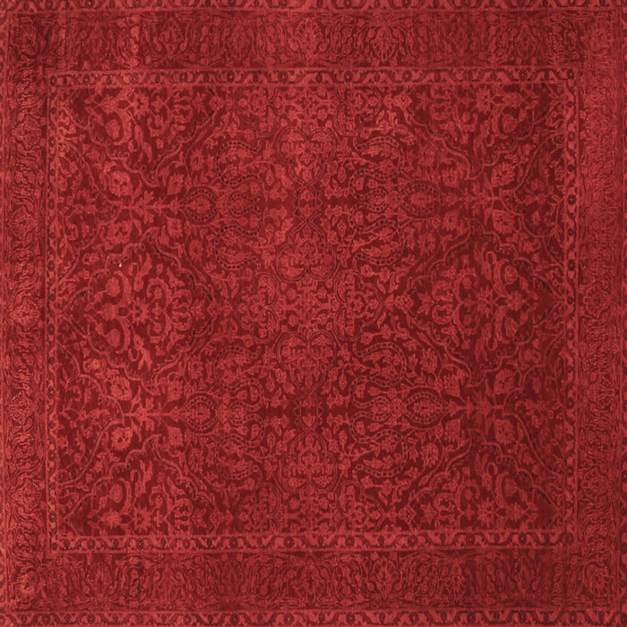 Square Persian Brown Traditional Rug, tr2111brn