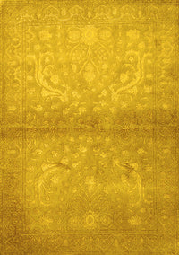 Persian Yellow Traditional Rug, tr2112yw