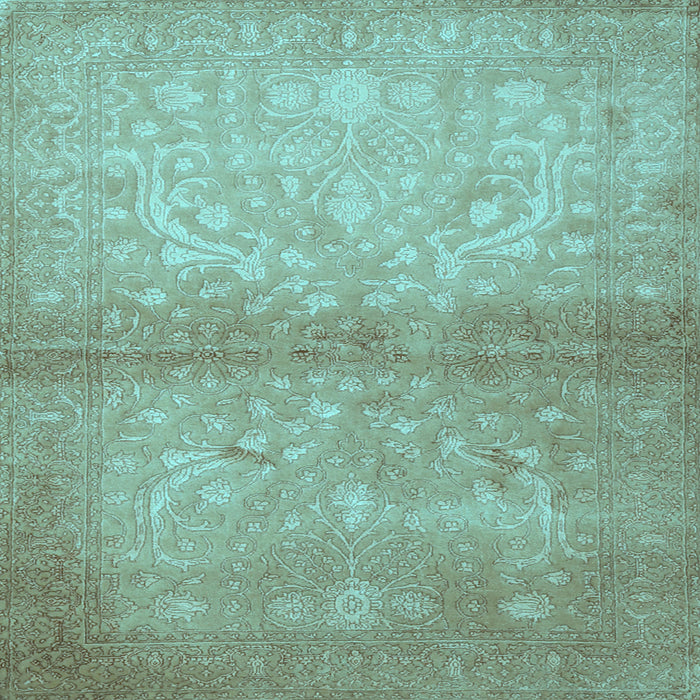 Square Persian Light Blue Traditional Rug, tr2112lblu