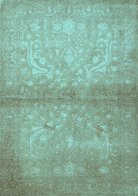 Persian Light Blue Traditional Rug, tr2112lblu