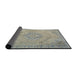 Sideview of Traditional Sage Green Persian Rug, tr2113