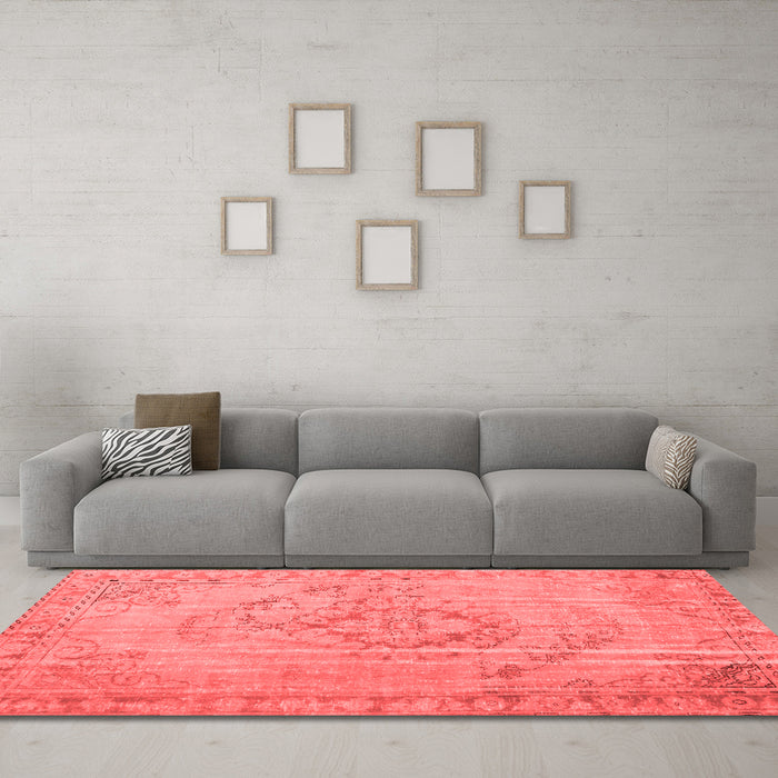 Traditional Red Washable Rugs