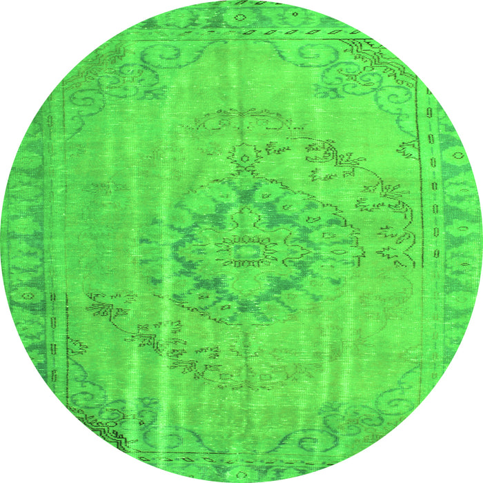 Machine Washable Persian Green Traditional Area Rugs, wshtr2113grn