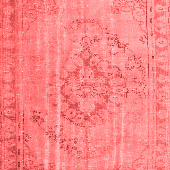 Machine Washable Persian Red Traditional Rug, wshtr2113red