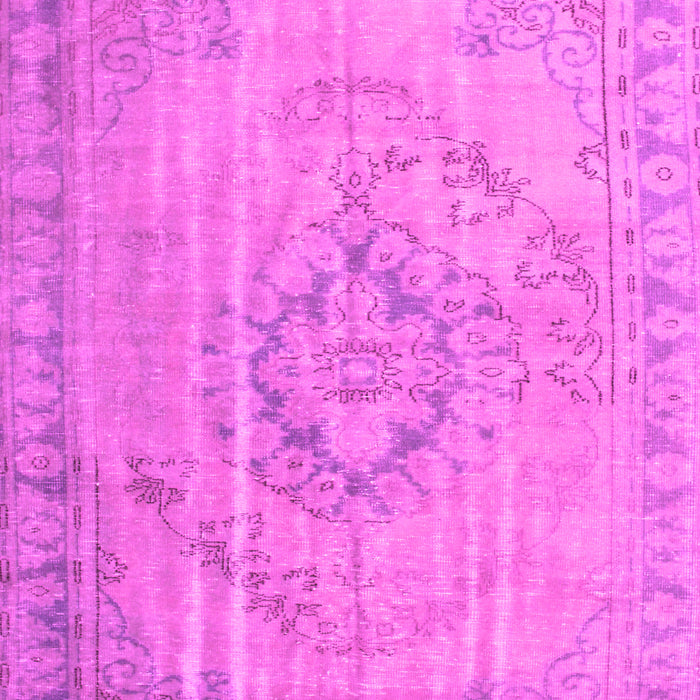 Machine Washable Persian Pink Traditional Rug, wshtr2113pnk