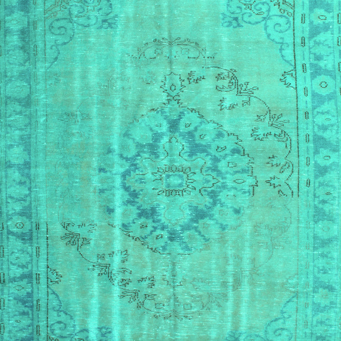 Machine Washable Persian Turquoise Traditional Area Rugs, wshtr2113turq