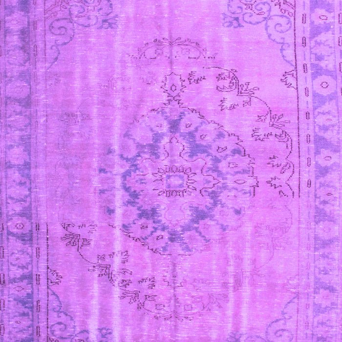 Machine Washable Persian Purple Traditional Area Rugs, wshtr2113pur