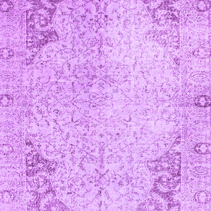 Machine Washable Persian Purple Traditional Area Rugs, wshtr2114pur