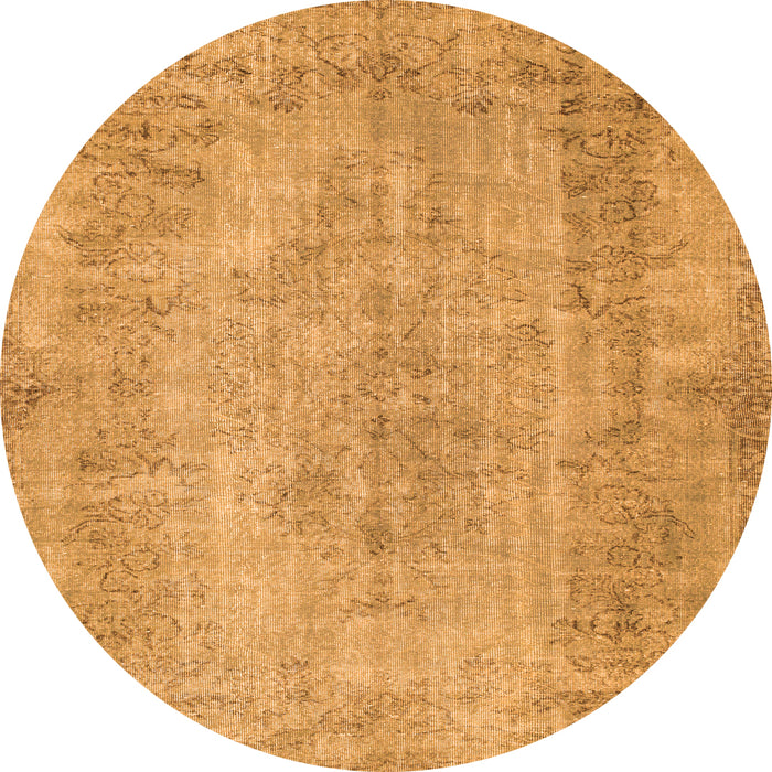 Machine Washable Persian Orange Bohemian Area Rugs, wshtr2115org