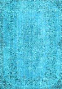 Persian Light Blue Bohemian Rug, tr2115lblu